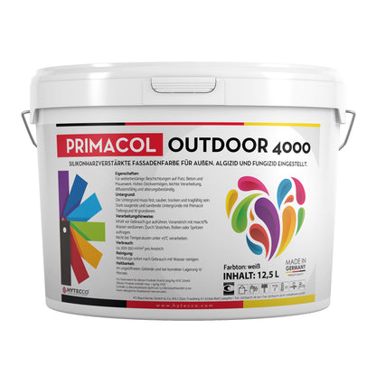 Primacol Outdoor 4000 - Silikonharzverstärkte Fassadenfarbe für außen